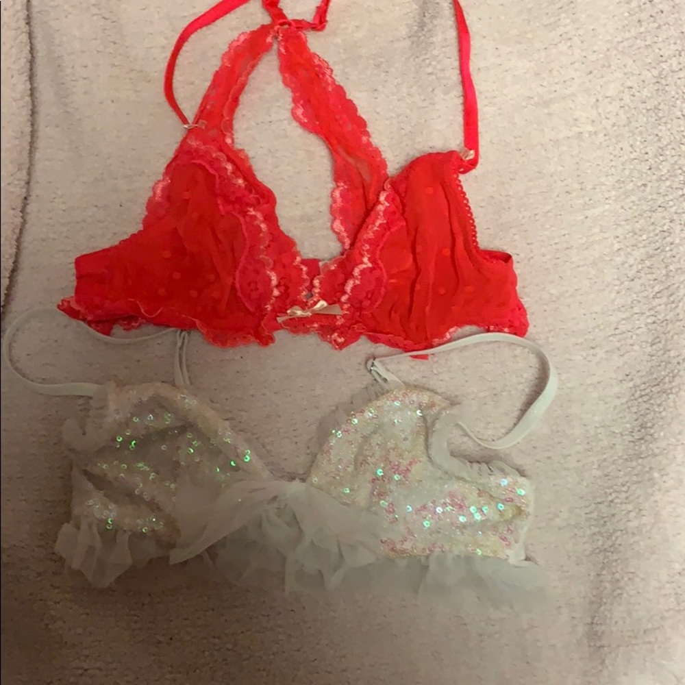 Two VS bralettes